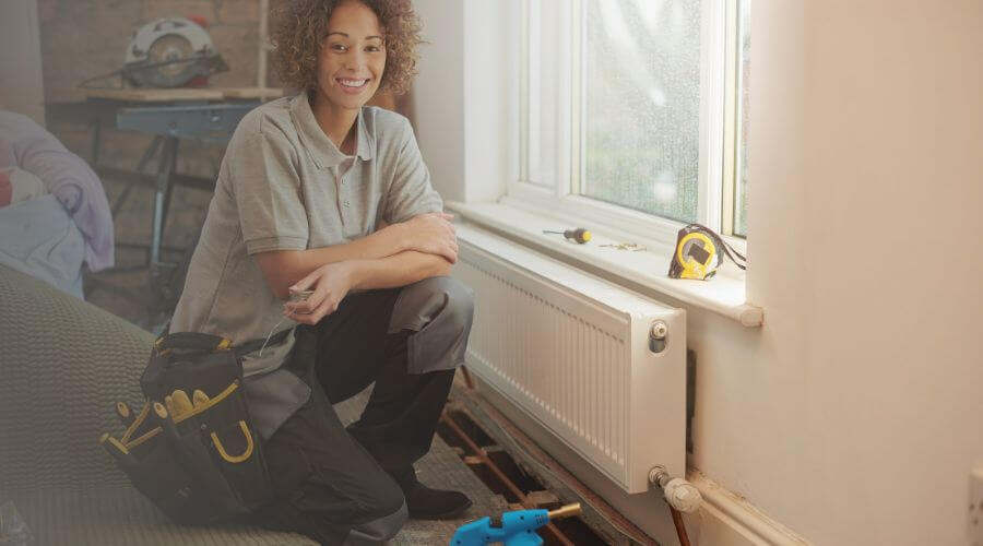 Professional tankless water heater installation in Hall, MT